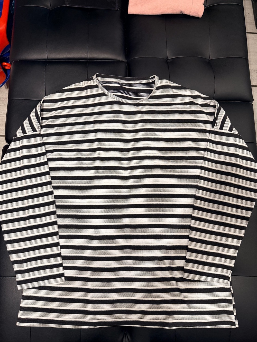 Publish Black & White Striped Long Sleeve Tee